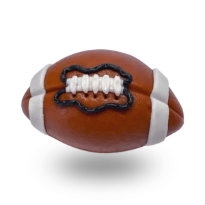 Figurine of the American football ball made out of marzipan